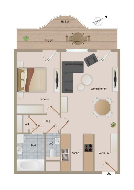 Sky View Apartment Відень Екстер'єр фото